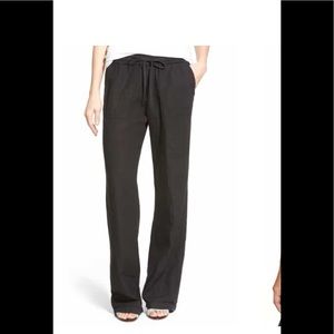 Nordstrom Off Duty Easy Drawstring Pants Black